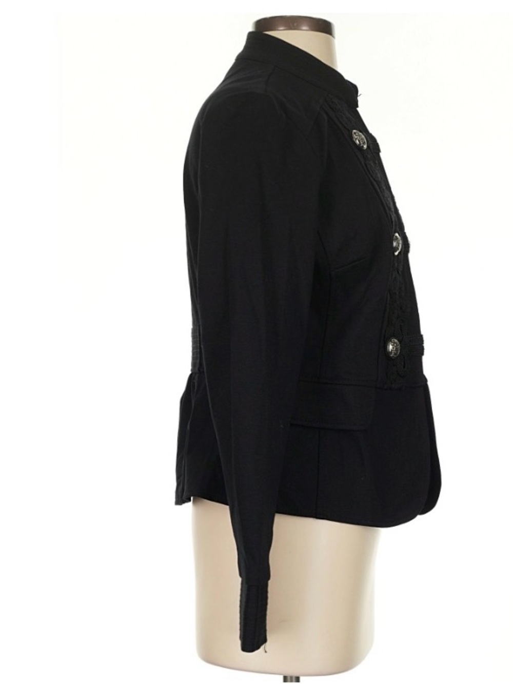 INC International Concepts military band style blazer jacket small - Picture 3 of 6